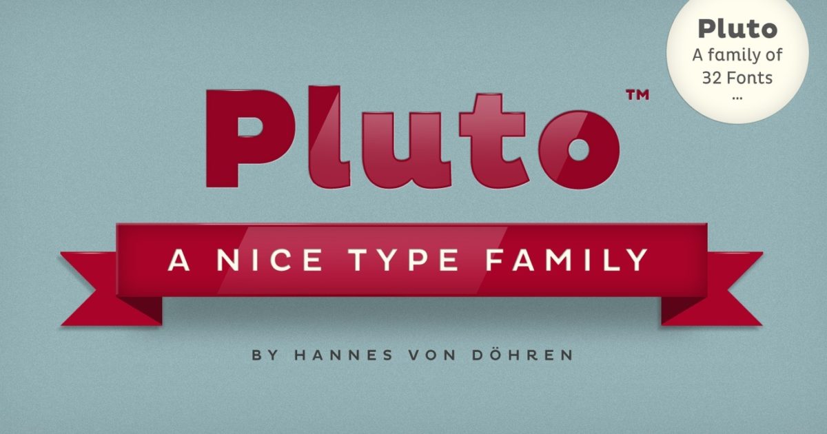 Pluto sans regular font free download