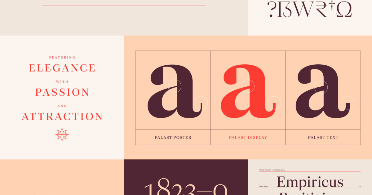 Palast Display | HvD Fonts